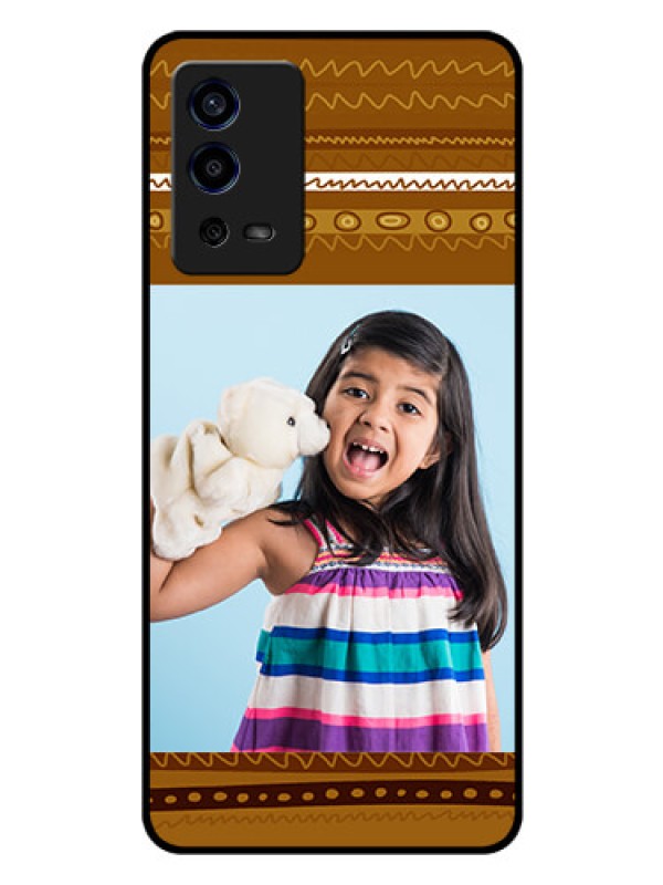 Custom Oppo A55 Custom Glass Phone Case - Friends Picture Upload Design