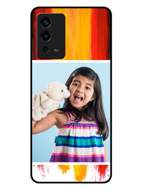 Custom Oppo A55 Personalized Glass Phone Case - Multi Color Design