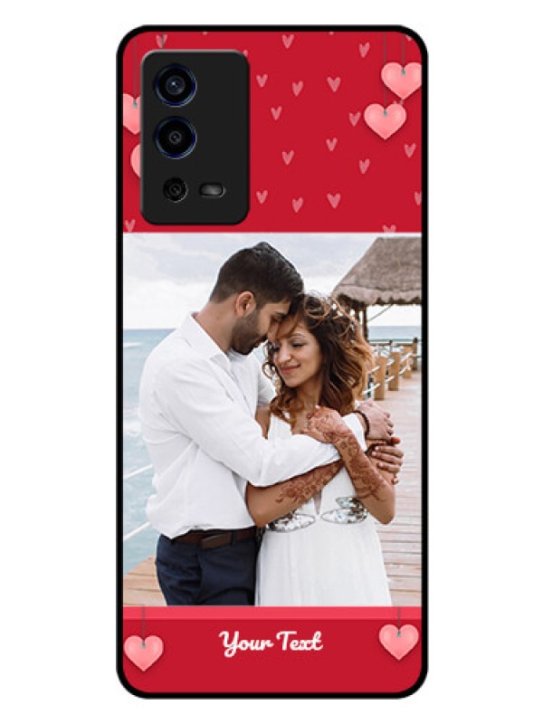 Custom Oppo A55 Custom Glass Phone Case - Valentines Day Design