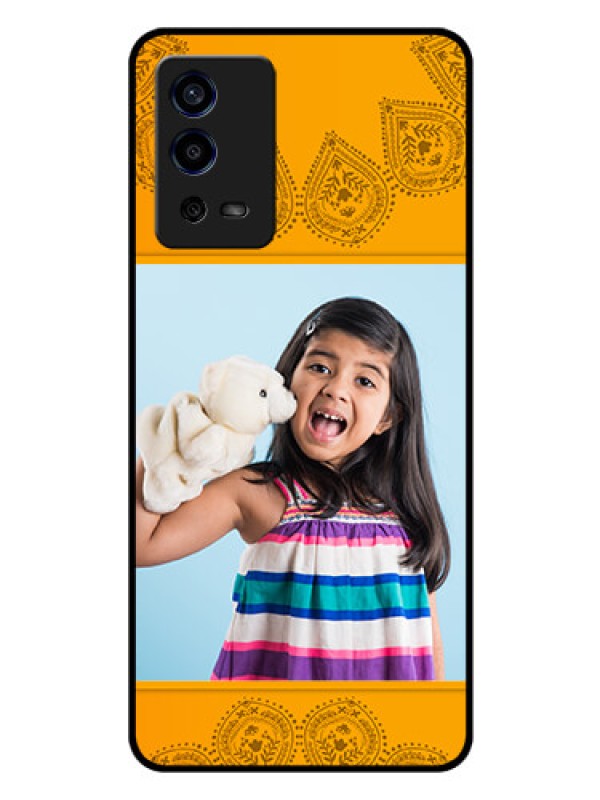 Custom Oppo A55 Personalized Glass Phone Case - Photo Wedding Design