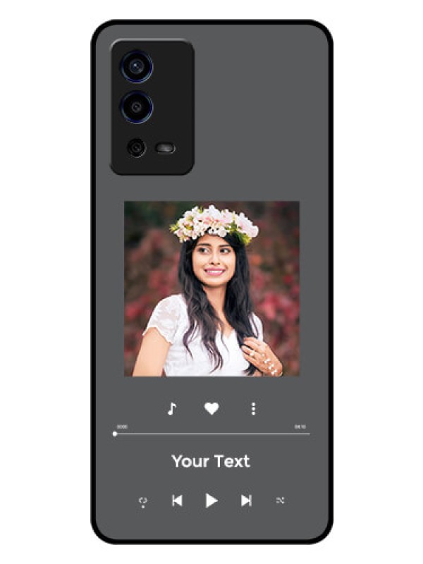 Custom Oppo A55 Custom Glass Mobile Case - Play The Music Design