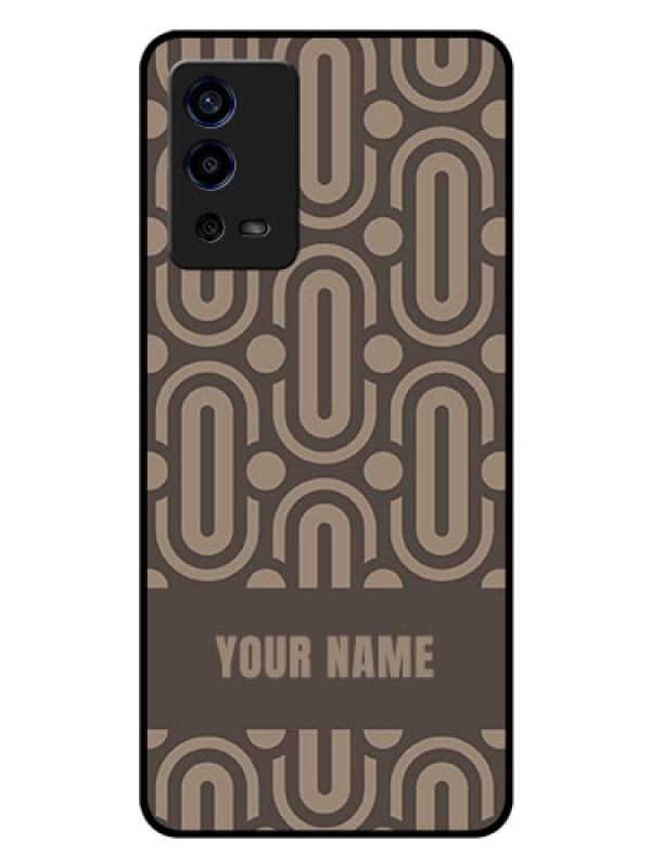Custom Oppo A55 Custom Glass Phone Case - Captivating Zero Pattern Design