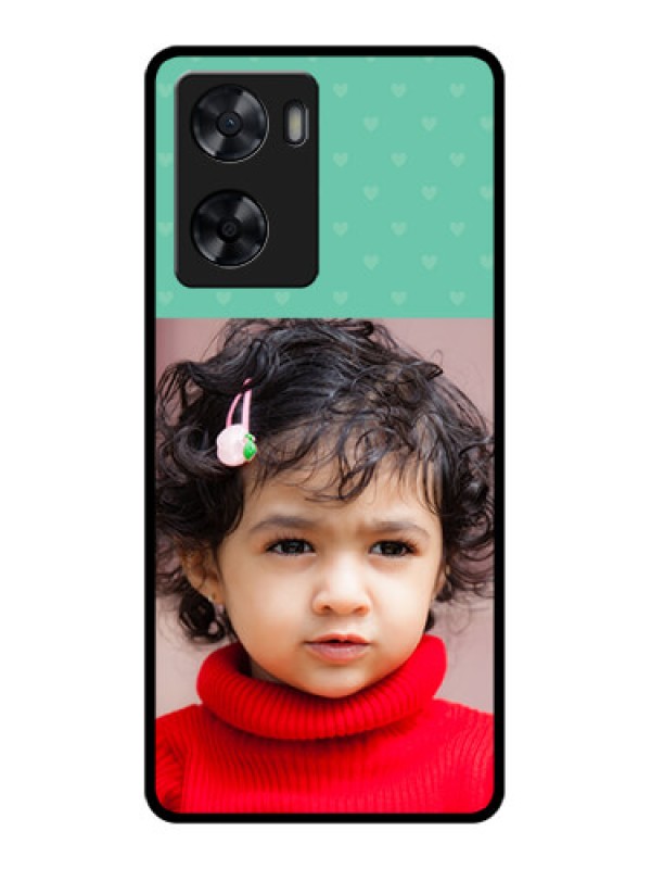 Custom Oppo A57 2022 Custom Glass Phone Case - Lovers Picture Design