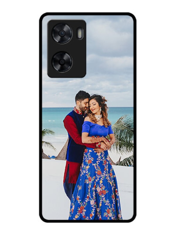 Custom Oppo A57 2022 Photo Printing on Glass Case - Upload Full Picture Design