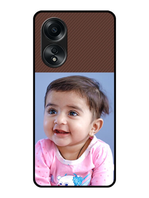 Custom Oppo A58 Custom Glass Mobile Case - Elegant Case Design