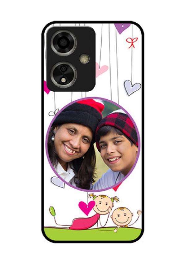 Oppo A59 5G Custom Glass Phone Case - Cute Kids Phone Case Design