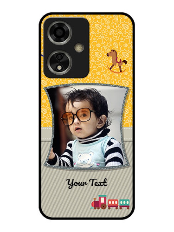 Custom Oppo A59 5G Custom Glass Phone Case - Baby Picture Upload Design