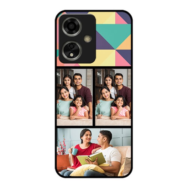 Oppo A59 5G Custom Glass Phone Case - Bulk Pic Upload Design