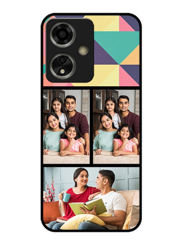 Custom Oppo A59 5G Custom Glass Phone Case - Bulk Pic Upload Design