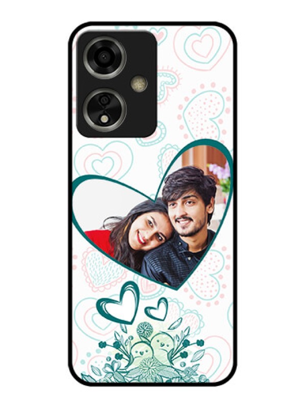 Custom Oppo A59 5G Custom Glass Phone Case - Premium Couple Design
