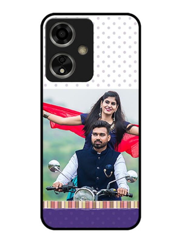 Custom Oppo A59 5G Custom Glass Phone Case - Cute Family Design