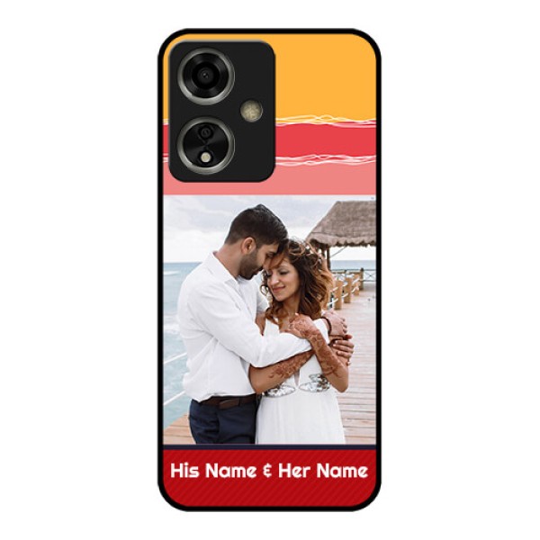 Oppo A59 5G Custom Glass Phone Case - Colorful Case Design