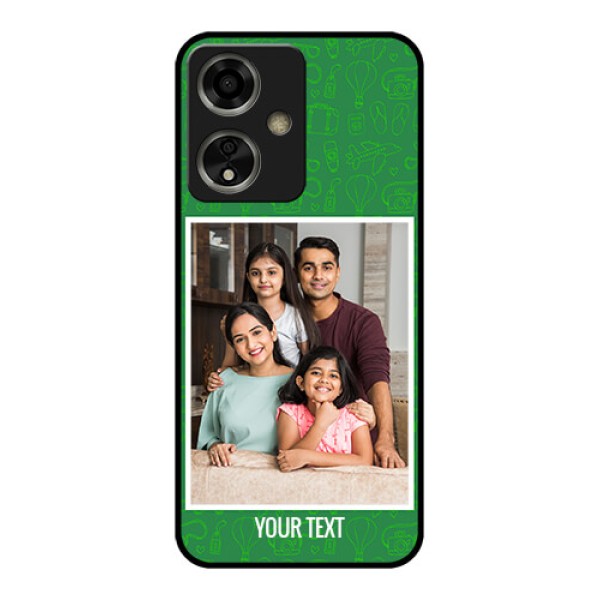 Oppo A59 5G Custom Glass Phone Case - Picture Upload Design