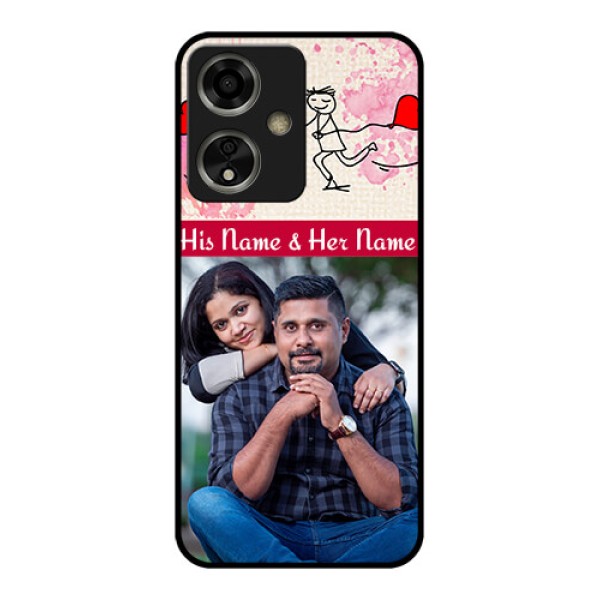 Oppo A59 5G Custom Glass Phone Case - You And Me Case Design