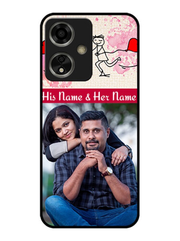 Custom Oppo A59 5G Custom Glass Phone Case - You And Me Case Design