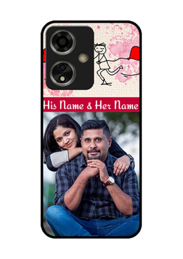 Oppo A59 5G Custom Glass Phone Case - You And Me Case Design
