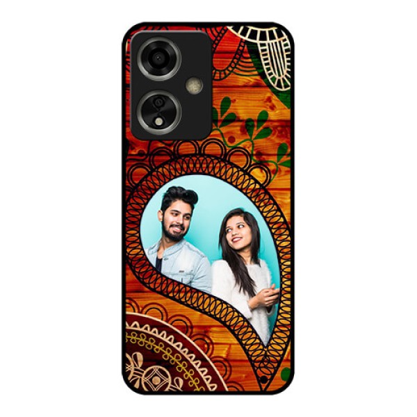 Oppo A59 5G Custom Glass Phone Case - Abstract Colorful Design Oppo A59 5G Custom Glass Phone Case - Abstract Colorful Design