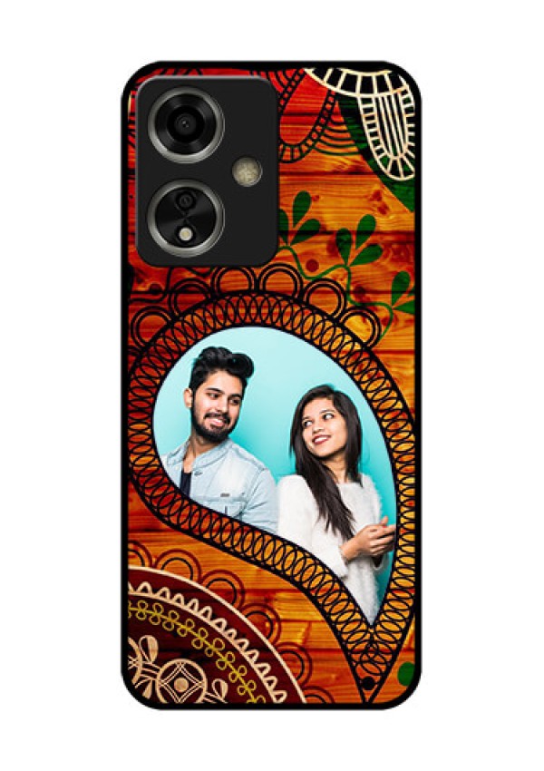 Oppo A59 5G Custom Glass Phone Case - Abstract Colorful Design