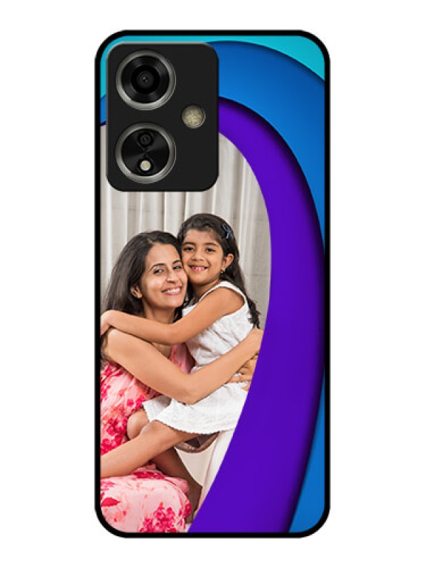 Custom Oppo A59 5G Custom Glass Phone Case - Simple Pattern Design