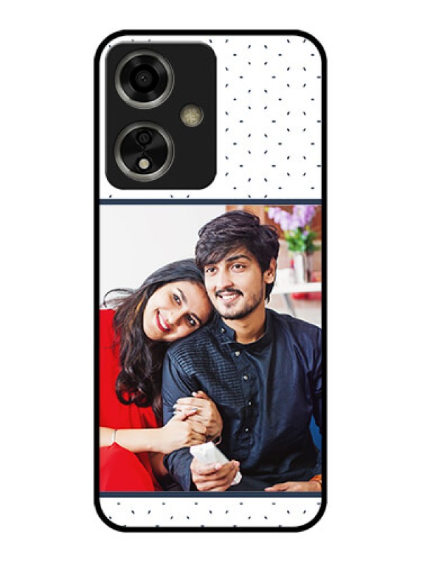 Custom Oppo A59 5G Custom Glass Phone Case - Premium Dot Design