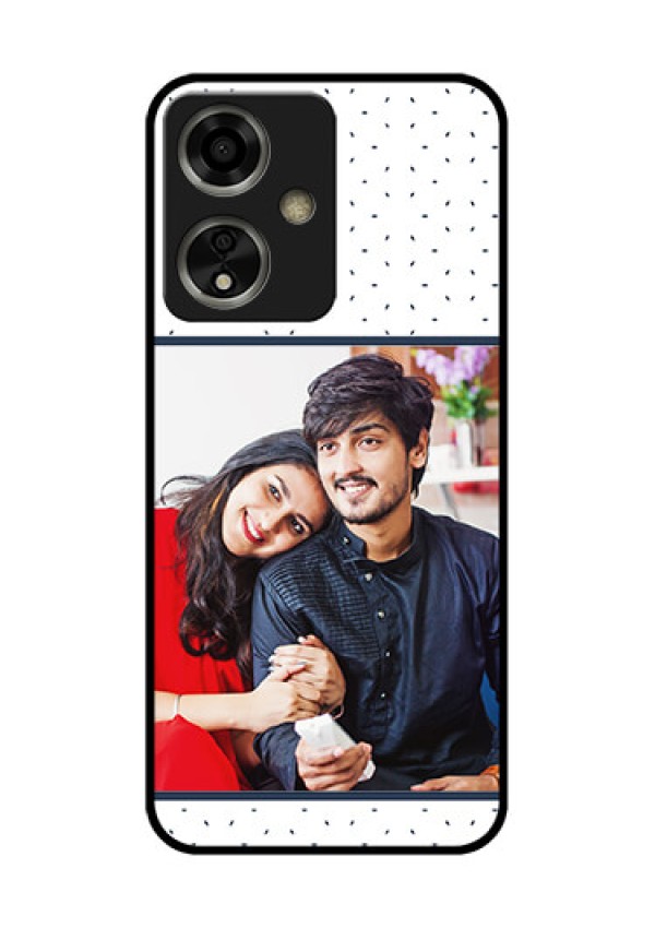 Oppo A59 5G Custom Glass Phone Case - Premium Dot Design