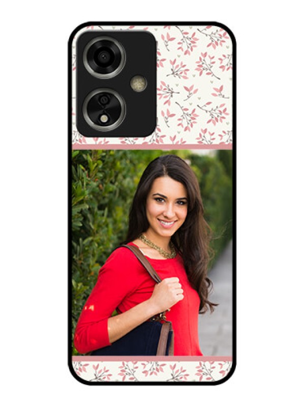 Custom Oppo A59 5G Custom Glass Phone Case - Stunning Floral Design