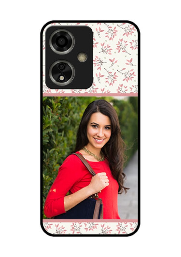 Oppo A59 5G Custom Glass Phone Case - Stunning Floral Design
