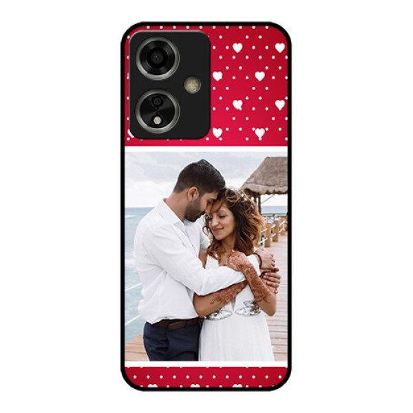Oppo A59 5G Custom Glass Phone Case - Hearts Mobile Case Design Oppo A59 5G Custom Glass Phone Case - Hearts Mobile Case Design