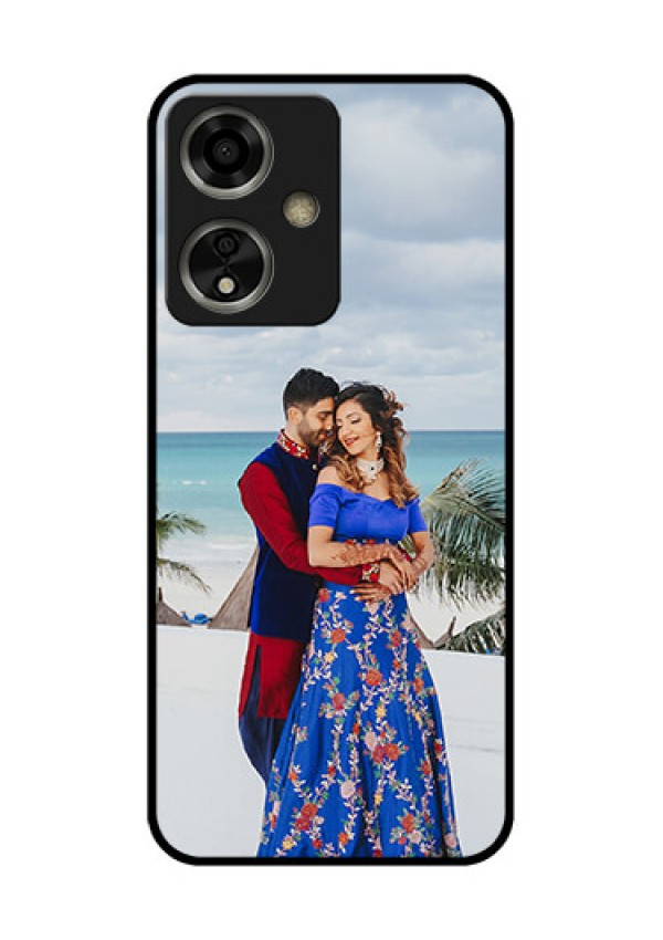 Oppo A59 5G Custom Glass Phone Case - Upload Full Picture Design