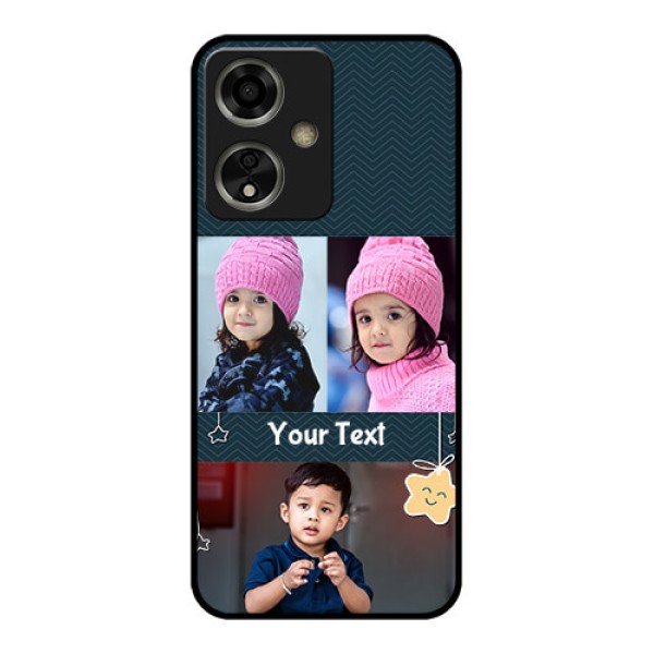 Oppo A59 5G Custom Glass Phone Case - Hanging Stars Design
