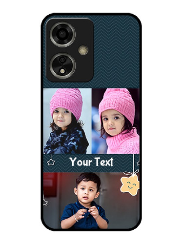 Custom Oppo A59 5G Custom Glass Phone Case - Hanging Stars Design