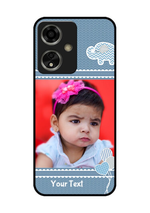 Oppo A59 5G Custom Glass Phone Case - With Kids Pattern Design