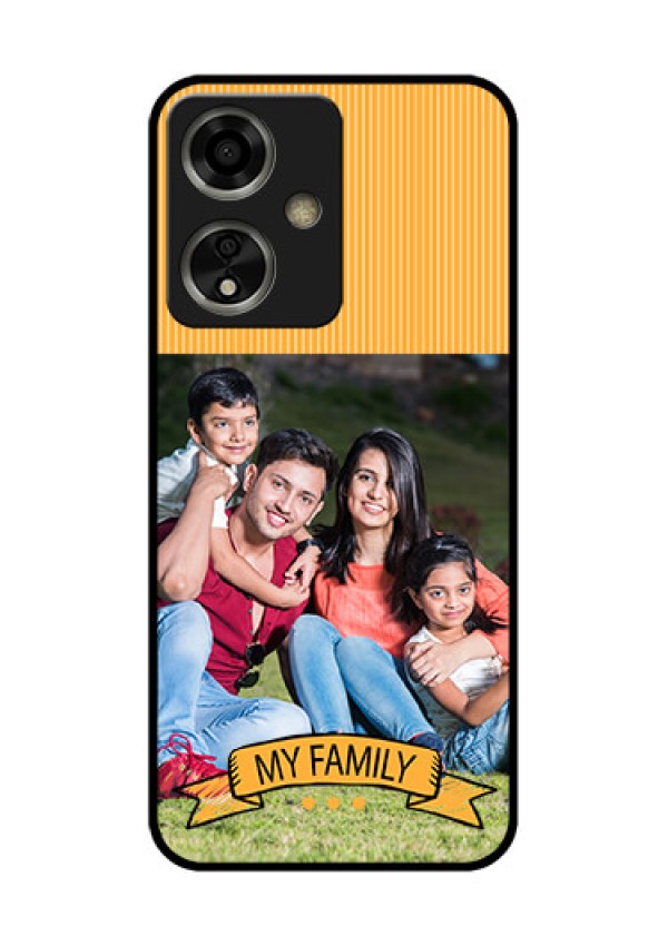 Oppo A59 5G Custom Glass Phone Case - My Family Design