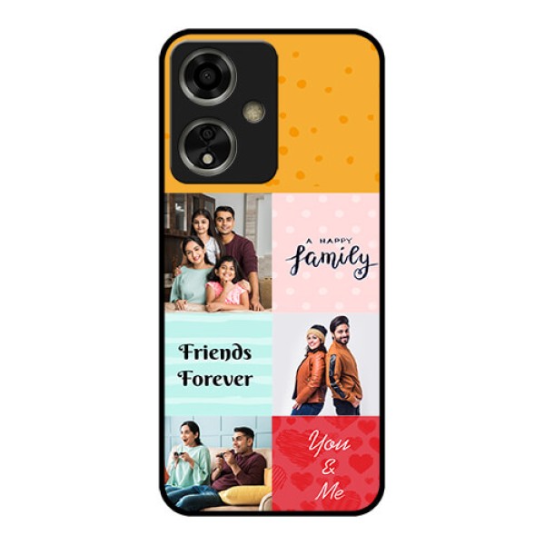 Oppo A59 5G Custom Glass Phone Case - Images With Quotes Design