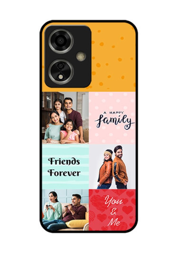 Oppo A59 5G Custom Glass Phone Case - Images With Quotes Design