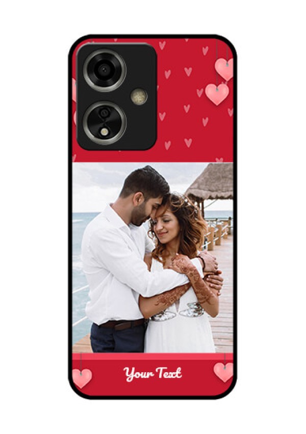 Oppo A59 5G Custom Glass Phone Case - Valentines Day Design