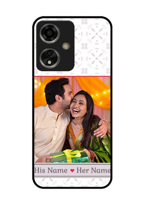Oppo A59 5G Custom Glass Phone Case - With Photo And Ethnic Design