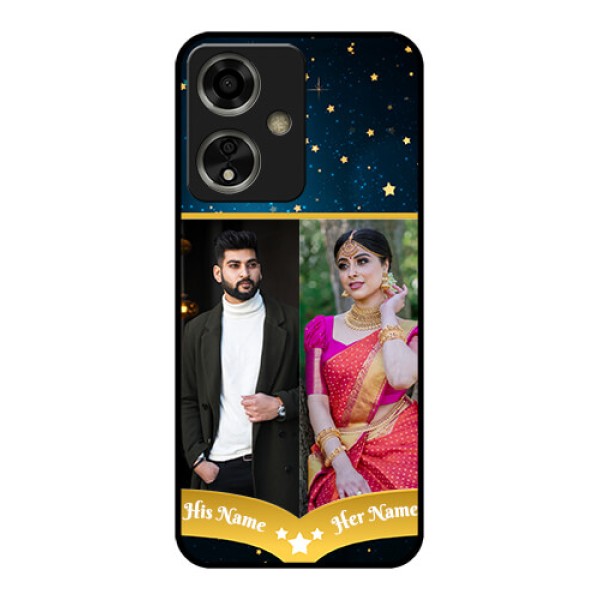 Oppo A59 5G Custom Glass Phone Case - Galaxy Stars Backdrop Design Oppo A59 5G Custom Glass Phone Case - Galaxy Stars Backdrop Design
