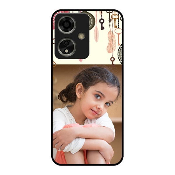 Oppo A59 5G Custom Glass Phone Case - Boho Style Design