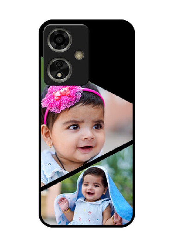Oppo A59 5G Custom Glass Phone Case - Semi Cut Design
