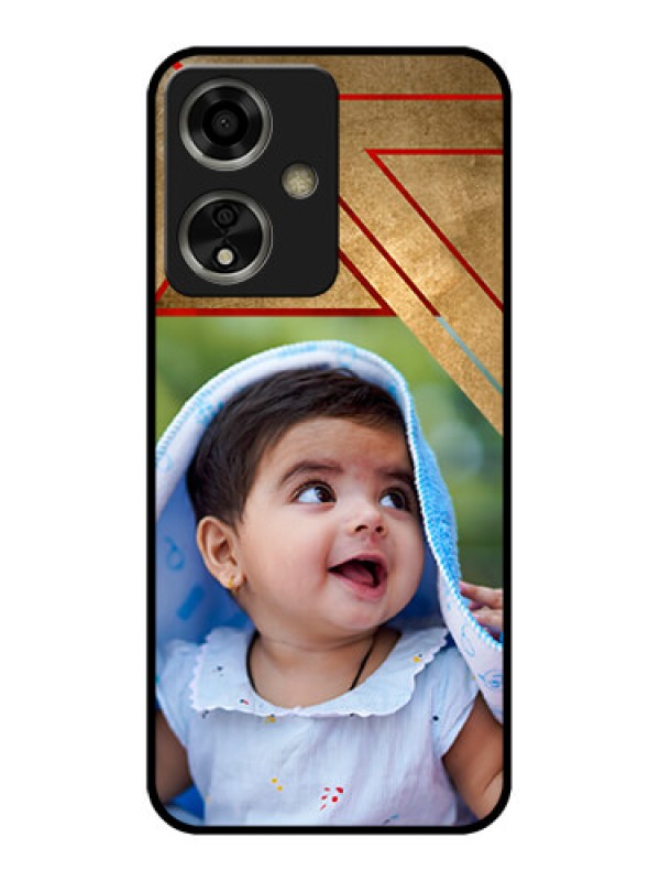 Custom Oppo A59 5G Custom Glass Phone Case - Gradient Abstract Texture Design