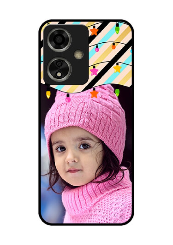 Oppo A59 5G Custom Glass Phone Case - Lights Hanging Design