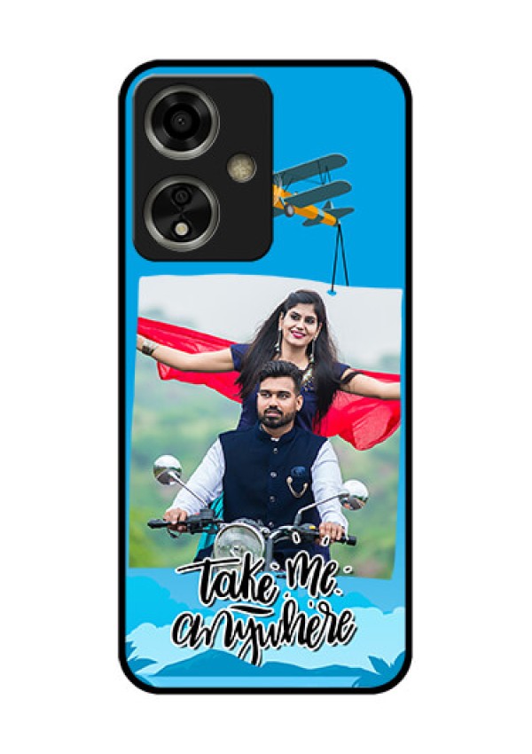 Oppo A59 5G Custom Glass Phone Case - Traveller Design