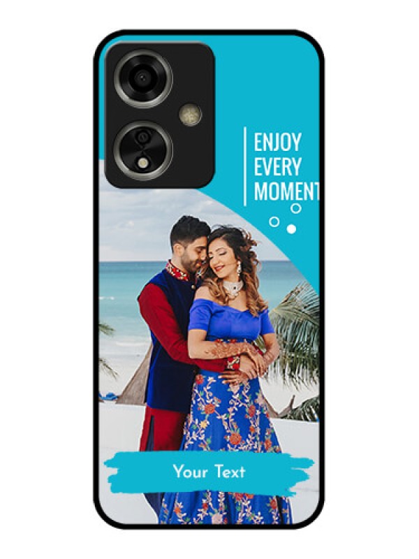 Custom Oppo A59 5G Custom Glass Phone Case - Happy Moment Design