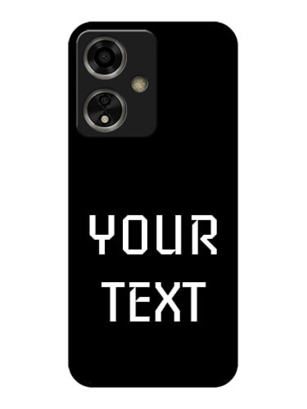 Custom Oppo A59 5G Custom Glass Phone Case - Your Name Design