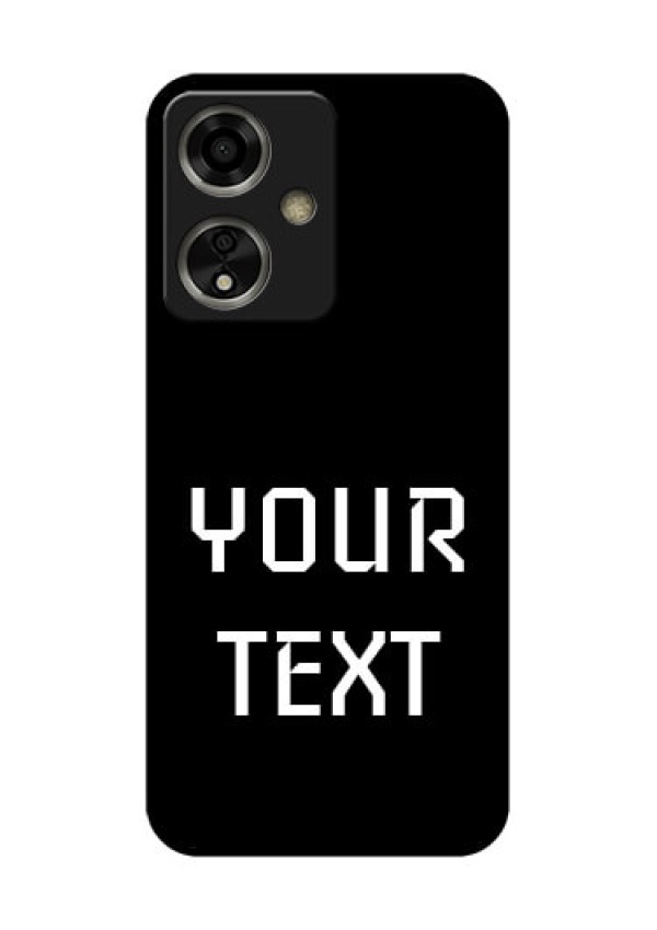 Oppo A59 5G Custom Glass Phone Case - Your Name Design