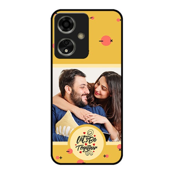 Oppo A59 5G Custom Glass Phone Case - Lets Be Together Design Oppo A59 5G Custom Glass Phone Case - Lets Be Together Design