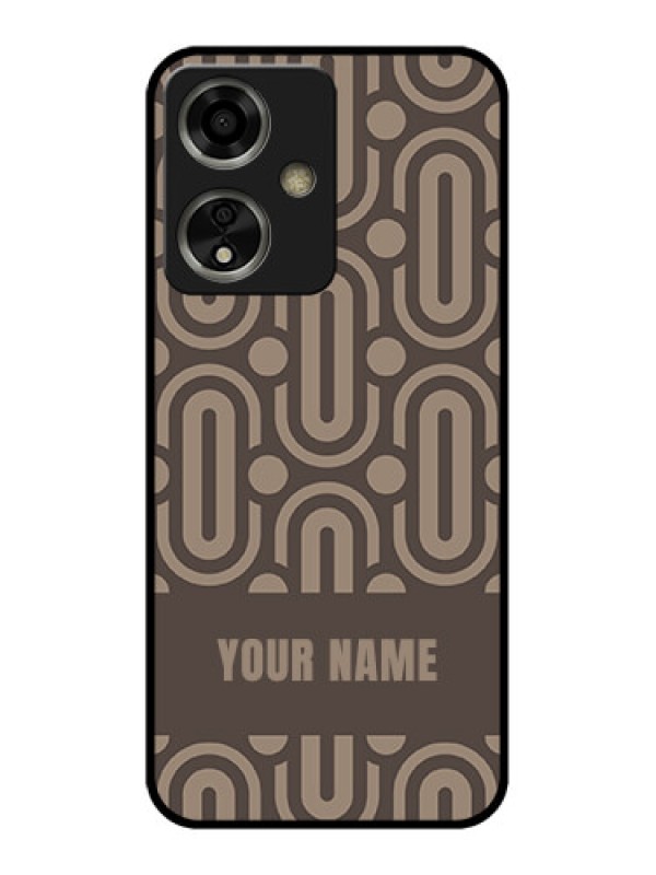 Custom Oppo A59 5G Custom Glass Phone Case - Captivating Zero Pattern Design