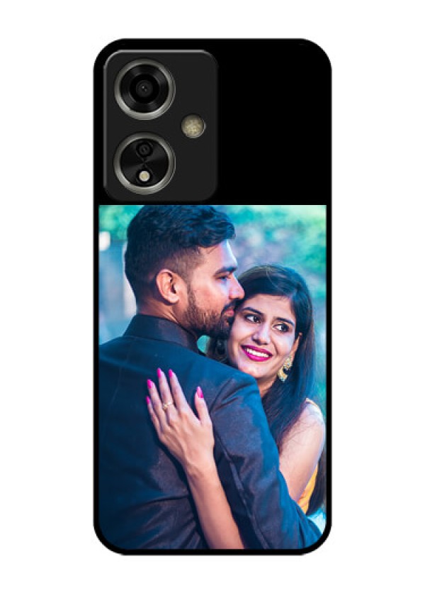 Oppo A59 5G Custom Glass Phone Case - Upload Full Picture With Custom Color Design