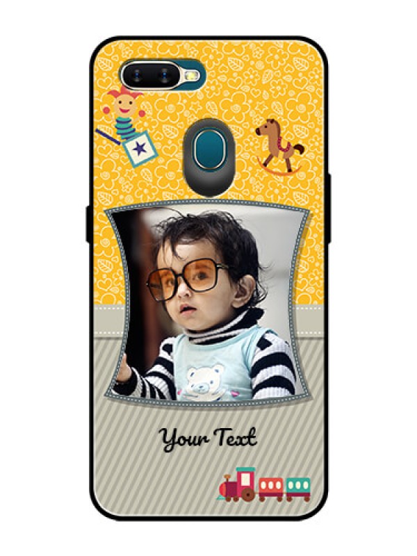 Custom Oppo A5s Personalized Glass Phone Case  - Baby Picture Upload Design